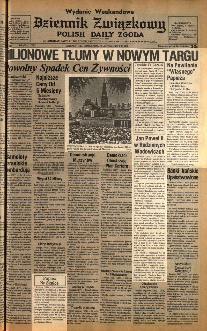 Dziennik Związkowy, 8-9 VI 1979 r., IPN BU 3844, cały artykuł w załączonym pliku .pdf